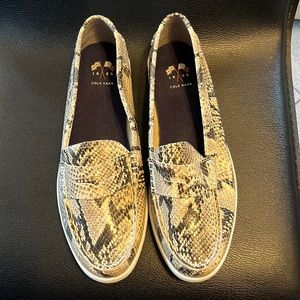 Cole Haan Snake Skin Women’s Loafers